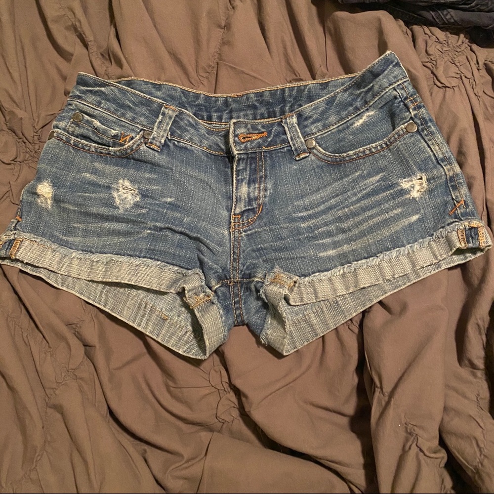 Denim shorts